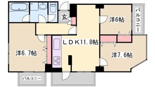 中山手セントポリアの間取り画像
