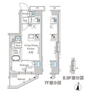 パークアクシス木場キャナル イーストの間取り画像