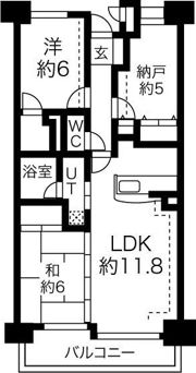 ライオンズマンション島田橋公園の間取り画像