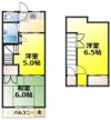 ハイツ中村園Bの間取り画像
