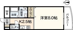 WING TACHIBANAの間取り画像