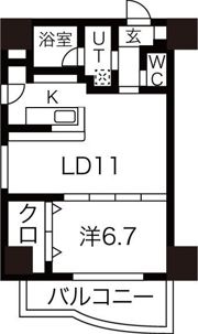 フローラル今池の間取り画像