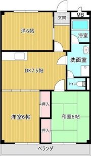 サンパーク中平の間取り画像