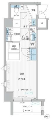 トリアノン等々力の間取り画像