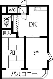 ムーンスターアサノの間取り画像