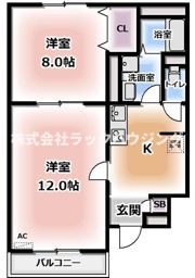 クローバーKAJIの間取り画像