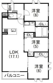 グランエミシスの間取り画像