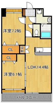 ファミール守恒の間取り画像