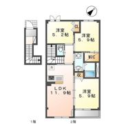 シュプロスⅡの間取り画像