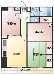 ピジョン田園の間取り画像