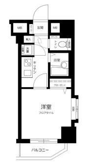 トーシンフェニックス初台の間取り画像