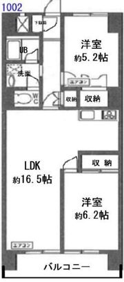 グランメール戸田Ⅱの間取り画像