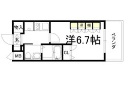 エステムコート梅田・天神橋IIIアヴァンテの間取り画像