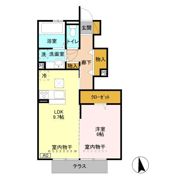 シャルールの間取り画像
