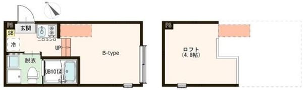 ハーモニーテラス東伊興Ⅲの間取り画像