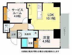 サンパール弐番館の間取り画像