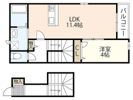 アール江波南の間取り画像