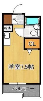 ホワイトパレス京町の間取り画像