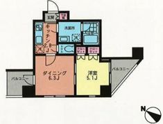 プライムアーバン目黒青葉台の間取り画像