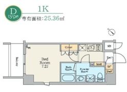 クレストコート蔵前ステーションフロントの間取り画像