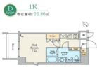 クレストコート蔵前ステーションフロントの間取り画像