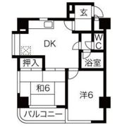 キャッスルミヤザキの間取り画像