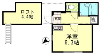 ドミール西が丘の間取り画像