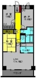 サクラ雪見レジデンスの間取り画像