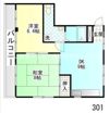 レイフローラルⅣの間取り画像
