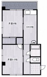 長谷コーポの間取り画像