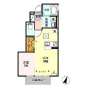 セプトガーデン大渡町の間取り画像