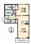 ベレオ花尻の間取り画像