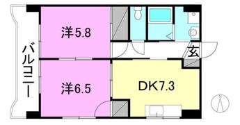 ラフール土居田の間取り画像