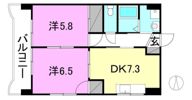 ラフール土居田の間取り画像