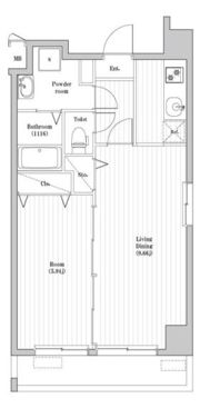 ペアパレス六町2号館の間取り画像