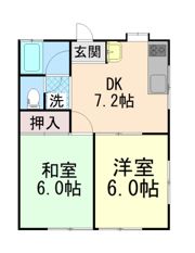 ジョイハイツ六甲の間取り画像