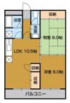 ヴィラ・アンソレイエ脇町Ⅱの間取り画像