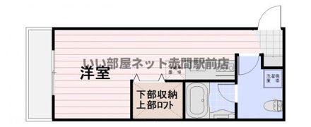 アパートメントスクエア1番館の間取り画像