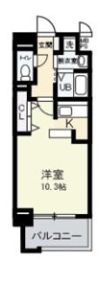 ブランクレール谷町の間取り画像