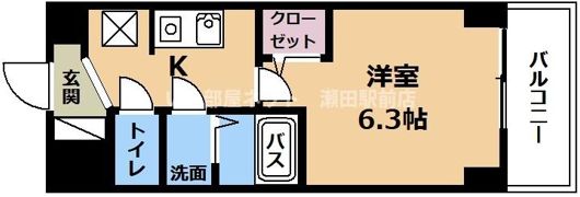エスリードカレッジゲート南草津の間取り画像