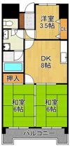 クレベール皇后崎の間取り画像