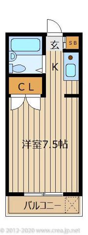 ホーリーグラウンドみずほ台の間取り画像