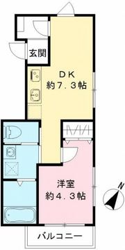 ルガロ西麻布の間取り画像