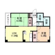 ベルトピア富山 Ⅰの間取り画像