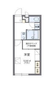 レオパレスパル3の間取り画像