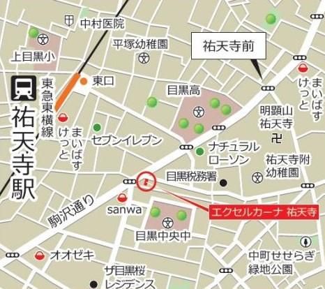 近くに施設あり