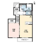 クレール前原の間取り画像