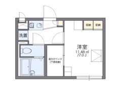 レオパレスマツバラ2009の間取り画像