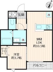 メゾン モン ポワールの間取り画像