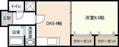 CUBICLE・Fの間取り画像